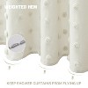 LunaLulinlk Cream Shower Curtains, Heavy-Duty Mold/Mildew-Resistant - 4 of 4