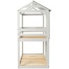 Donco Kids Deer Blind Twin Over Twin Rustic Grey House Bunkbed - image 3 of 4