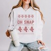 Simply Sage Market Ugly Sweater Oh Snap Lightweight Garment Dyed Sweatshirt - 2 of 4