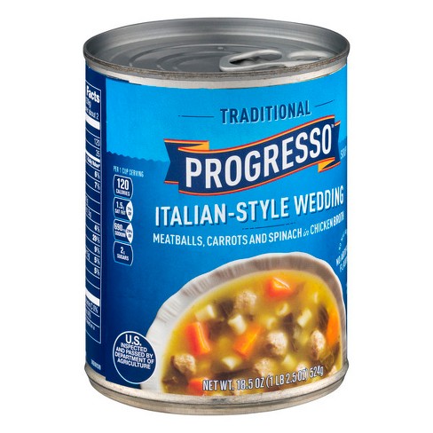 Progresso® Traditional Italian-Style Wedding Soup 18.5 Oz : Target