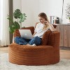 ORRD Corduroy Accent Chair, Round Compact Chair for Living Room, No Assembly Required, Comfortable Lounge Chair for Bedroom, Office, Small Space - 2 of 4