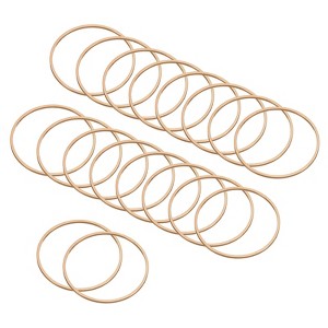 Unique Bargains Jewelry Crafts Copper Versatile Earring Beading Hoop 30 Pcs - 1 of 4
