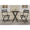 3 Piece Patio Set,Folding Patio Table and Chairs, Folding Outdoor Patio Furniture Sets,Weather Resistant Conversation Set - 4 of 4