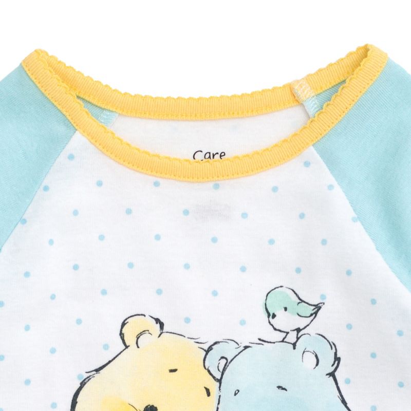 Care Bears Bedtime Bear Funshine Bear Pajama Shirt and Pants Sleep Set Newborn to Toddler, 5 of 8