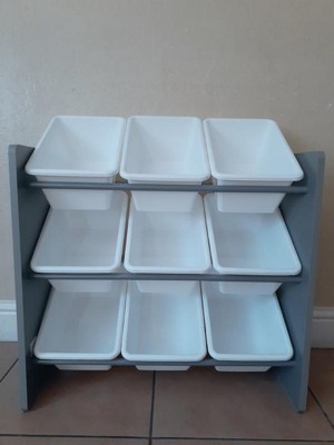 Quinten Toy Organizer with Bins Rebrilliant Finish: White