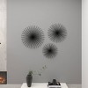 Set of 3 Metal Starburst 3D Wall Decors - Olivia & May - image 4 of 4