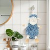 REGALWOVEN Cute Sheep Chenille Soft Absorbent Quick Drying Fuzzy Ball Hand Towel 9" x 13" 1 Pc - 2 of 4