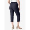 Roaman's Women's Plus Size Petite Comfort Stretch Capri Jean - 3 of 4