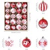 20 PCS Christmas Balls Ornaments,2.36-Inch Hanging Balls,Shatterproof Plastic Decorative Hanging Ornaments - 4 of 4