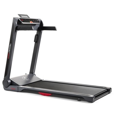 Sunny Health & Fitness Smart Strider Treadmill with 20" Wide LoPro Deck - Gray
