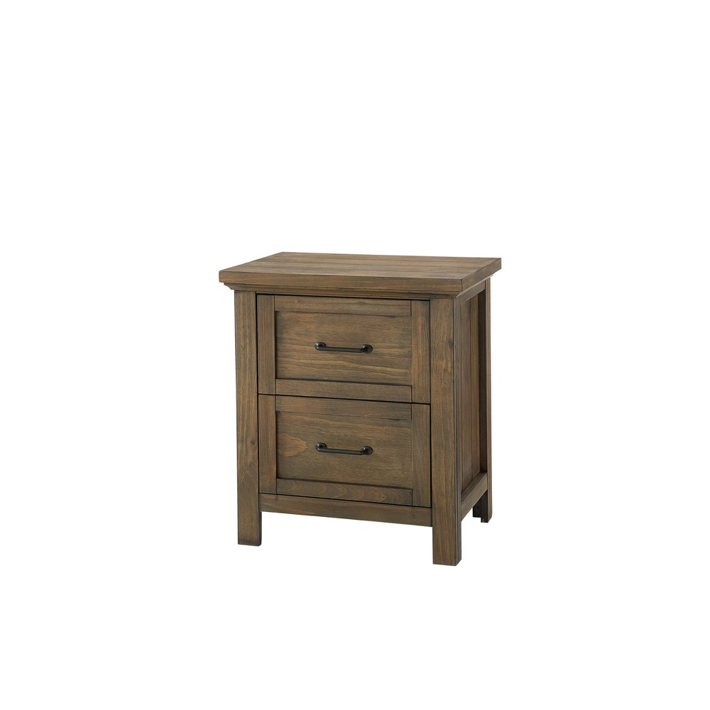 Photos - Coffee Table Westwood Design Westfield Nightstand - Harvest Brown