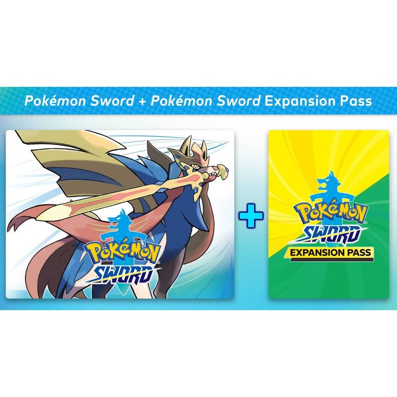 Pokemon Sword + Pokemon Sword Expansion Pass - Nintendo Switch (Digital), 1 of 26