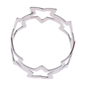 Unique Bargains Napkin Rings Star Iron 1 Pc - 1 of 3
