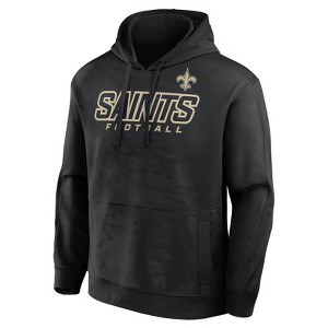 NFL New Orleans Saints Men's Long Sleeve Performance Hooded Sweatshirt - 1 of 3