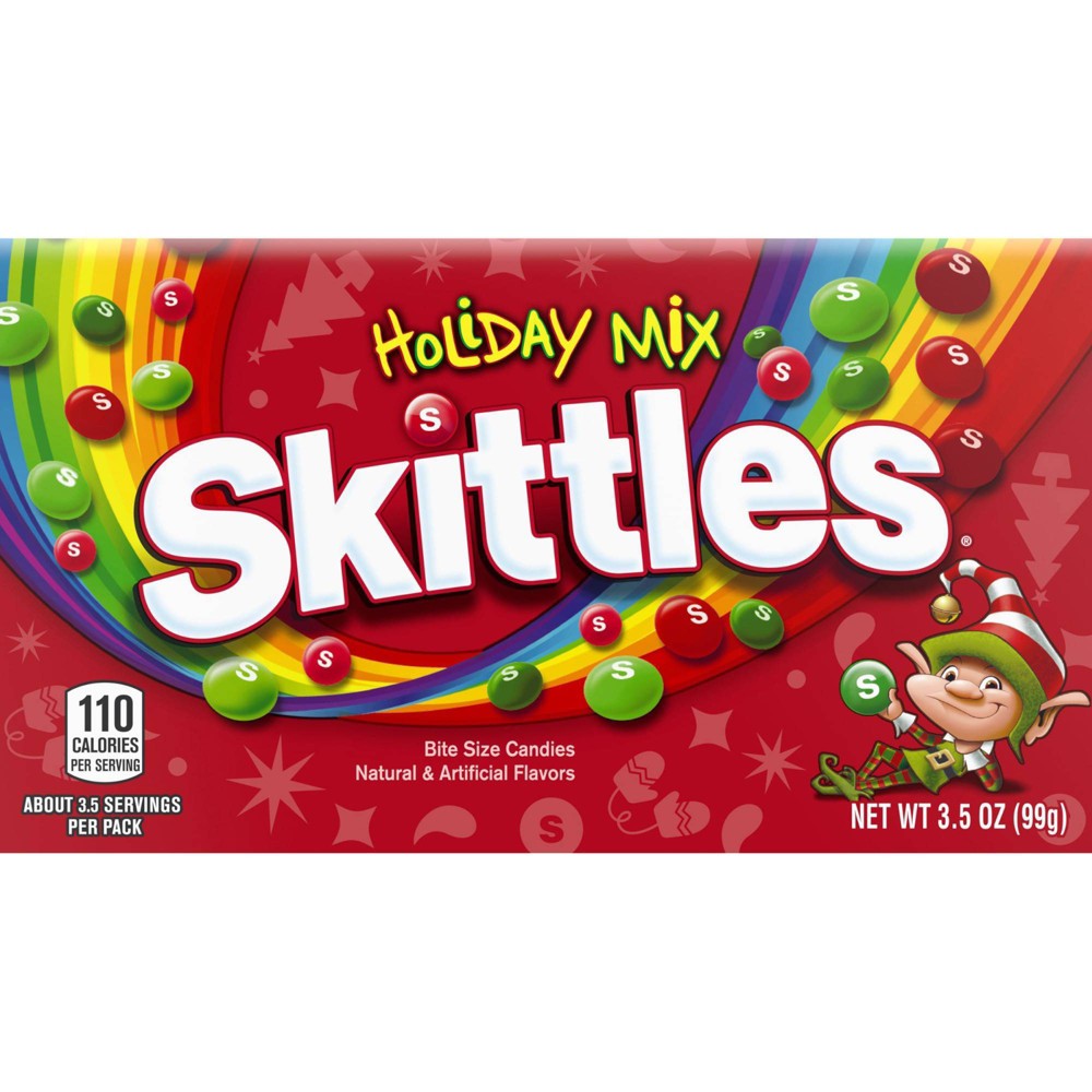 UPC 022000014894 product image for Skittles Holiday Mix - 3.5oz | upcitemdb.com