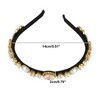 Unique Bargains Women's Bling Rhinestone Flannel Headband 5.51"x0.79" 1Pc - 4 of 4