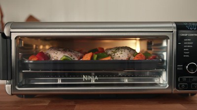 Ninja Foodi 6-in-1 Digital Air Fry, Large Toaster Oven, Flip-Away