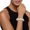 Ross-Simons Aquamarine Bead and 5-6mm Cultured Pearl Bracelet With Sterling Silver Size 8 - 2 of 3