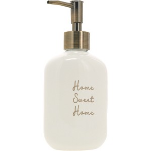 Pavilion Gift Company - Home Sweet Home - Ceramic Soap/Lotion Dispenser - Soap Dispensers - 1 of 4