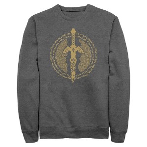 Mens Nintendo The Legend of Zelda: Tears of the Kingdom Master Sword Icon Sweatshirt - 1 of 4