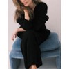 Fuzzy Cardigans for Women Slouchy V Neck Long Sleeve Button Down Oversized Casual Furry Sweater 2025 - 4 of 4