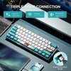 Evo Bytes 3-Modes Coral Sea Wireless Mechanical Keyboard - 4 of 4
