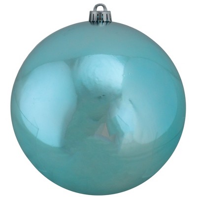 Northlight 8" Shatterproof Shiny Christmas Ball Ornament - Blue