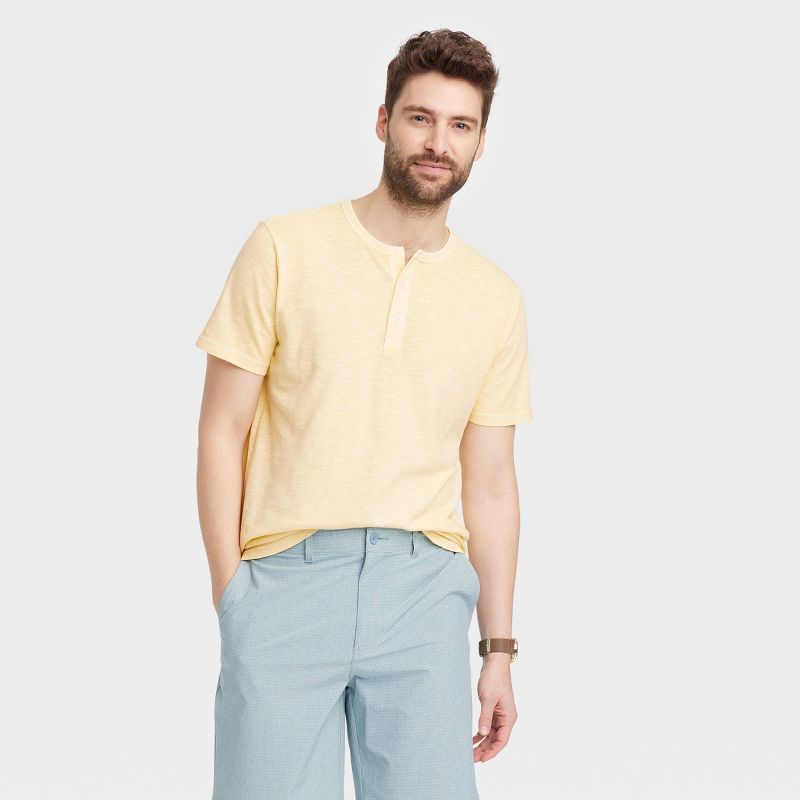 Men's Short Sleeve Henley Shirt - Goodfellow & Co™, 1 of 5