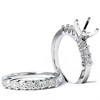 Pompeii3 1ct Diamond Engagement Matching Wedding Ring Setting - 2 of 4