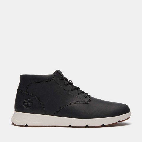 Timberland Men's Parker Street Sneaker, Black Full-Grain, 9.5