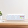 REGALWOVEN Dimmable LED Alarm Clock, 3-Level Brightness 6.5"L x 1.0"W x 1.8"H 1 Pc - 2 of 4