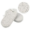 Unique Bargains Fine and Coarse Double Sided Oval Exfoliating Scrub Stone Foot File Gray 2Pcs - 3 of 4