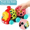 iPlay, iLearn Baby Toy Train, Infant Soft Cars for 6-12 Month Boy - 2 of 3