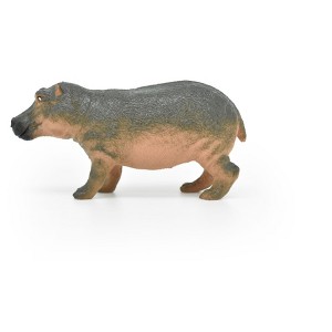 Hippo, Hippopotamus, Very Nice Plastic Design, African Animal Figure, Figure, Model, Figurine, Replica, Toy,  5 Inches.   CWG183 BB44 - 1 of 4