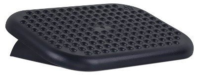 Mount-It! Ergonomic Foot Rest Under Desk | Adjustable Tilt Footrest w/ Textured Massage Surface | Work Footstool Under Office Desk Foot Support, Black