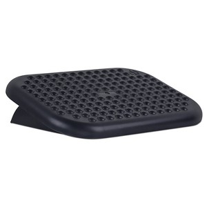Mount-It! Ergonomic Foot Rest Under Desk | Adjustable Tilt Footrest w/ Textured Massage Surface | Work Footstool Under Office Desk Foot Support, Black - 1 of 4
