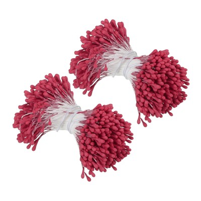 Unique Bargains DIY Craft Handmade Decorative Double Heads Artificial Flower Stamens 700 Pcs