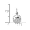 Black Bow Jewelry 14k White Gold 9mm Soccer Ball Charm - 4 of 4