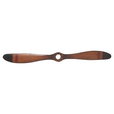 Vintage Reflections Cherry Wood Finish Antique-Style Airplane Propeller (48") - Olivia & May