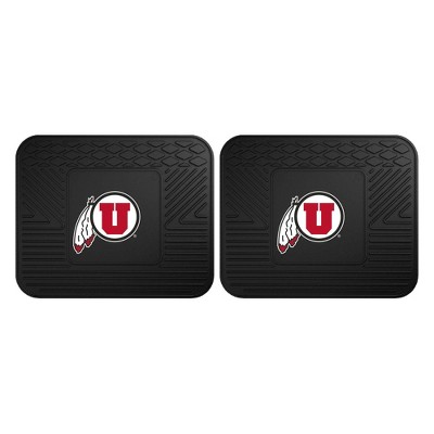 NCAA University of Utah Utes Vinyl Utility Mat Set - 2pc