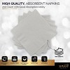 SparkSettings Beverage Napkins, 5” x 5” 2 Ply Paper Napkins, Pack of 200 - 4 of 4