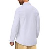 Men's UPF 50+ Long Sleeve Sun Protection Fishing Shirts Long Sleeve Travel Work Shirts for Men Button Down Shirts with Pockets - 2 of 4