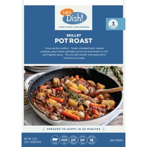 Let's Dish! Gluten Free Frozen Skillet Pot Roast - 27oz - 1 of 3