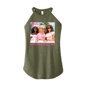 Women's - Barbie - Valentine's Day Graphic High Neck Tank - 1 of 2