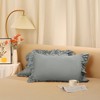 Unique Bargains Single Layer Ruffled Envelope Closure Pillowcases 2 Pcs - 2 of 4