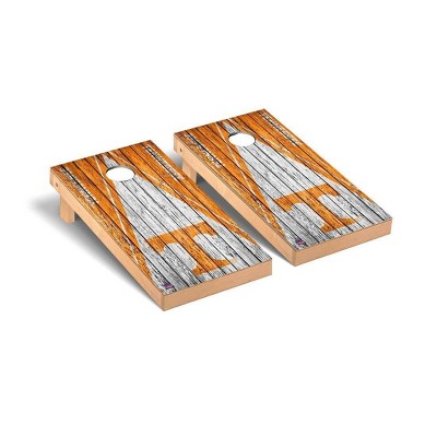 NCAA Tennessee Volunteers Premium Cornhole Board Triangle Weathered Version