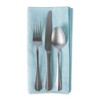 Design Imports  Chambray Napkin Set 6 Piece, Aqua, 20X20" - 4 of 4