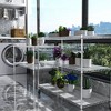 Dolonm Heavy Duty Adjustable Storage Rack Metal Shelf Wire Shelving Unit with Wheels & Shelf Liners - 2 of 4