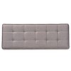 Sanford Wood Dining Ottoman - Baxton Studio - 4 of 4