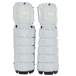 MyLec Street/DEK Shin Pad, Velcro Straps, Hard Front Shells with Breathable Material, 3/8" Foam Padding Shin Guards - 1 of 1